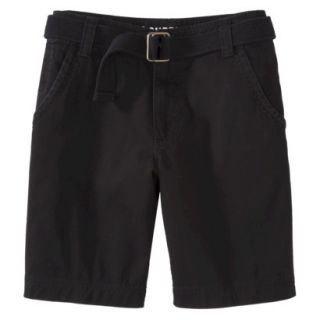 Mossimo Supply Co. Mens Belted Flat Front Shorts   Ebony 36