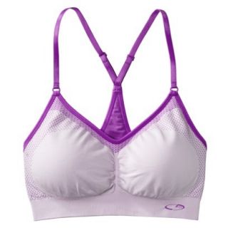 C9 by Champion Womens Seamless Bra With Removable Pads   Purple Reef XS