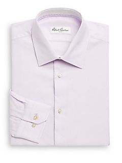 Diamond Dot Dress Shirt   Lavender