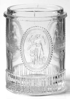 Richards & Hartley Glass Company Cupid & Venus Pickle Jar with No Lid   Woman/Cu