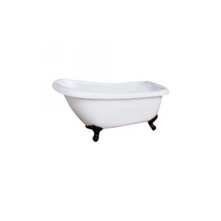 Barclay AS7H67I WH CP Kenney Acryic Slipper Tub, 67