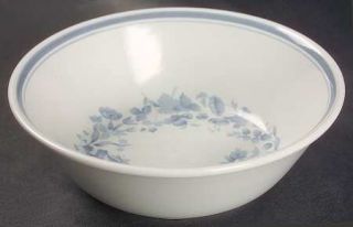 Royal Doulton Shadow Play Coupe Cereal Bowl, Fine China Dinnerware   Blue Bands,