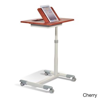 Height Adjustable Laptop and Tablet Table By Jesper Office (Steel, wood laminateDimension: 23 inches long x 16 inches wide x 29 inches highModel: O203Assembly required)