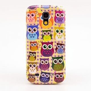 Colorful Owls Pattern Hard Back Cover Case for Samsung Galaxy S4 Mini I9190