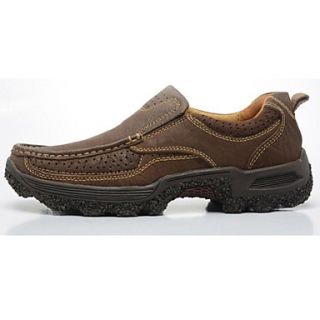 Leather Mens Casual Low Heel Slip On Formal Shoes