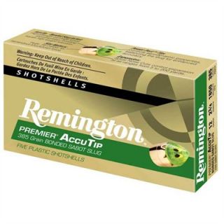 Remington Premier Accutip Bonded Sabot Slug Shotgun Ammo   Rem Ammo 20496 20ga 2 3/4    Accutip Slug 5bx