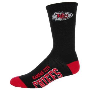 Kansas City Chiefs For Bare Feet Deuce Crew 504 Socks