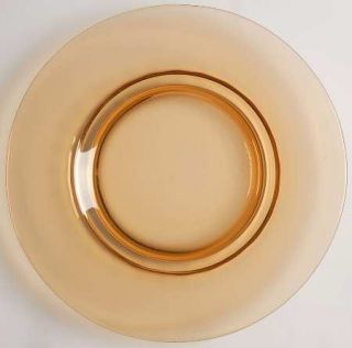 Cambridge Round Amber Luncheon Plate   Amber Dinnerware