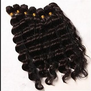 Gorgeous Brazilian Deep Wave Weft 100% Remy Human Hair 24Inches 3 Pcs/Lot