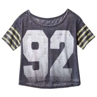 Mossimo Supply Co. Juniors Graphic Tee   Charcoal S(3 5)