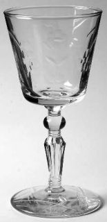 Rock Sharpe 3006 9 Wine Glass   Stem #3006          Cut