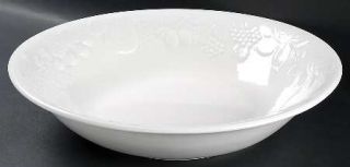 Gibson Designs Fruit Off White 12 Pasta Serving Bowl, Fine China Dinnerware   O