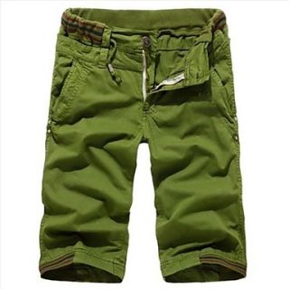 Mens Fashion Casual Cargo Seven Point Pants