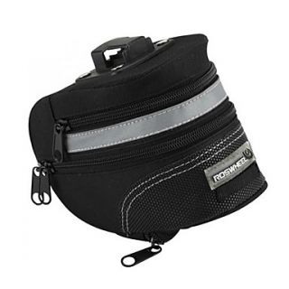 Cycling 600D Polyester Black Article Reflective Design Damping Wearproof Outdoors Bike Saddle Bag