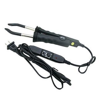 Salon Professional Adjustable Hair Extension Fusion Iron Tool   Purple (US Plug)