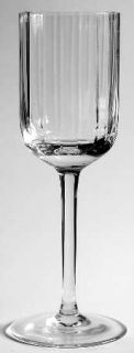 Metropolitan Glass Mgw5 Wine Glass   Clear,Vertical Cuts,Smooth Stem