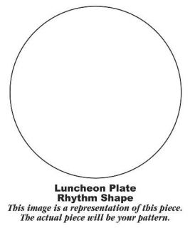 Homer Laughlin  Golden Wheat (Rhythm Shape) Luncheon Plate, Fine China Dinnerwar
