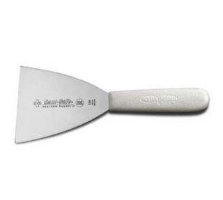 Dexter Russell Sani Safe 4 in Stiff Griddle Scraper, Stainless Steel Blade
