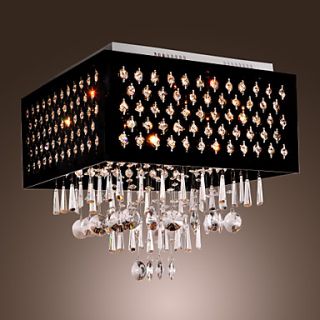 Crystal Chandelier with 9 lights (Chrome Finish)