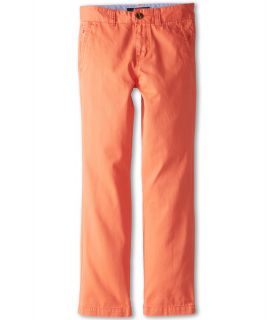 Tommy Hilfiger Kids Kent Twill Pant Boys Casual Pants (Orange)
