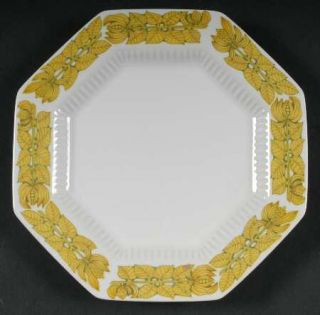 Independence Yellow Bouquet Bread & Butter Plate, Fine China Dinnerware   Yellow