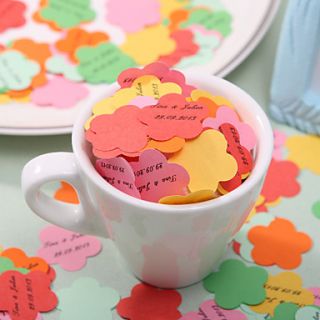 Personalized Little Petals Paper Confetti   Pack of 350 Pieces (Random Color)