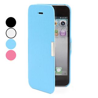 Frosted Design Magnetic Buckle Full Body Case for iPhone 5/5S (Assorted Colors)