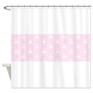  Pretty Pink Damask Pattern Shower Curtain  Use code FREECART at Checkout