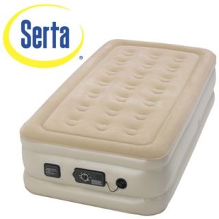 Serta Raised Twin NeverFlat Pump Bed