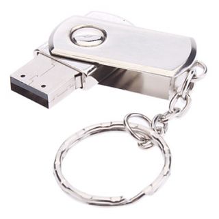 16GB Rotate Metal Material Mini USB Flash Drive