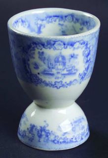 Ridgway (Ridgways) Oriental (Blue, Gold Trim) Double Egg Cup, Fine China Dinnerw