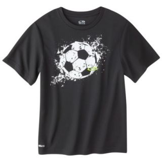 C9 by Champion Boys Short Sleeve Soccer Tech Tee   Ebony M
