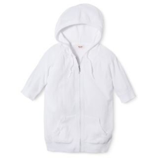 Mossimo Supply Co. Juniors Zip Hoodie Sweater   Fresh White XL(15 17)