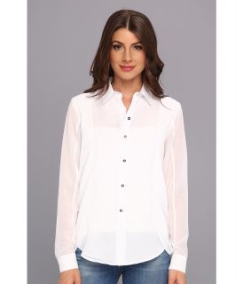 Kenneth Cole New York Emily Blouse Womens Blouse (White)