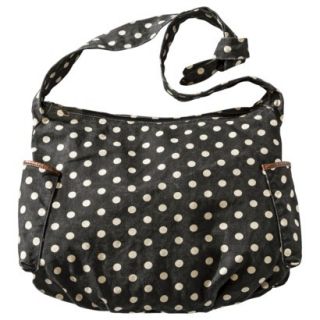 Mossimo Supply Co. Polka Dot Hobo Handbag   Black