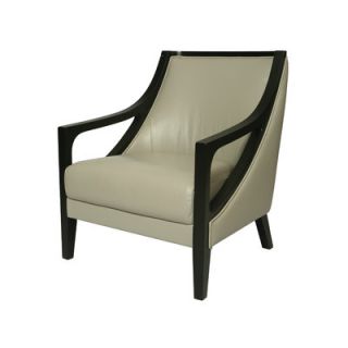 Pastel Furniture Fouquet Leather Arm Chair FQ 171 BB 84 Color: Light Gray