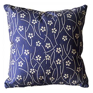 Sweet Blue Flowers Decorative Pillow Cover