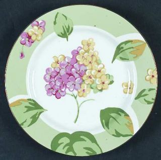 Fairfield Hydrangea Salad Plate, Fine China Dinnerware   Pink And Tan Flowers, G