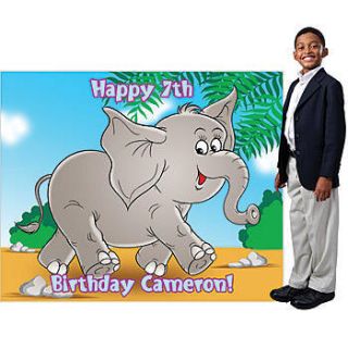 Personalized Elephant Standee
