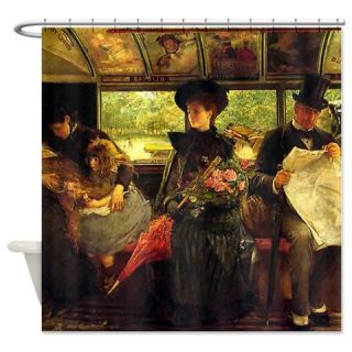  Vintage Victorian Train Ride Shower Curtain  Use code FREECART at Checkout