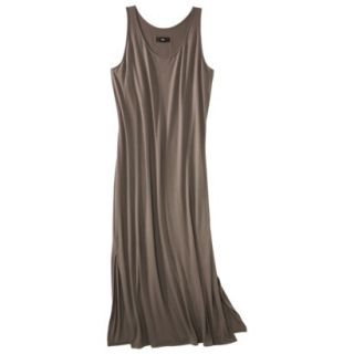 Mossimo Womens Plus Size Sleeveless V Neck Maxi Dress   Timber 1
