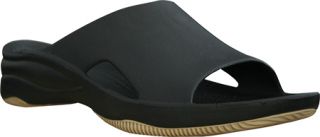 Womens Dawgs Slide/Rubber Sole   Black/Tan Casual Shoes