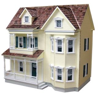 Real Good Toys Front Opening Country Victorian Dollhouse Kit   1 Inch Scale