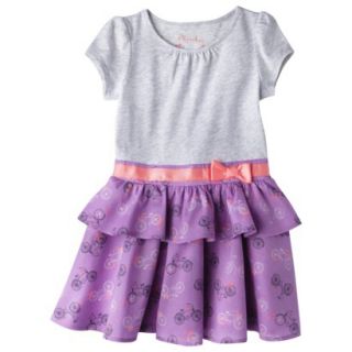 Cherokee Infant Toddler Girls Convertible Dress   Grey 2T