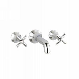 Hansgrohe 37313821 Axor Terrano Two Handle Wall Mounted Widespread  Lavatory Fau