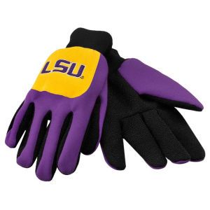 LSU Tigers Forever Collectibles Color Block Utility Gloves