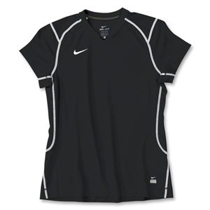Nike Womens Brasilia II Soccer Jersey (Black)