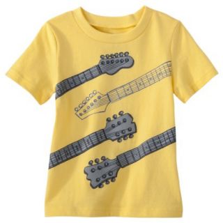 Circo Infant Toddler Boys Guitar Short Sleeve Tee   Yellow 2T