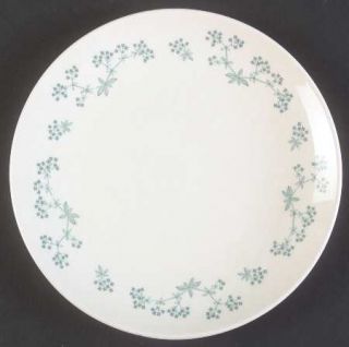 Royal Doulton April Showers Bread & Butter Plate, Fine China Dinnerware   Teal F