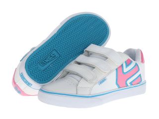 etnies Kids Fader Vulc Strap Girls Shoes (White)